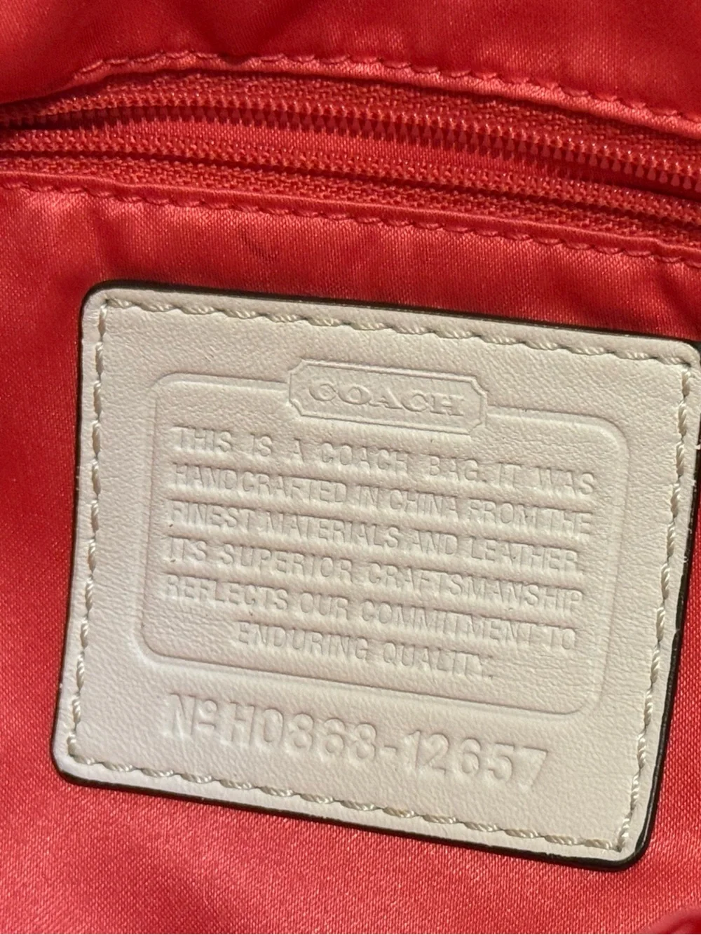 Coach Zoe Signature Khaki Gold Jacquard Canvas Hobo Shoulder Bag Purse Y2K - Picture 13 of 15